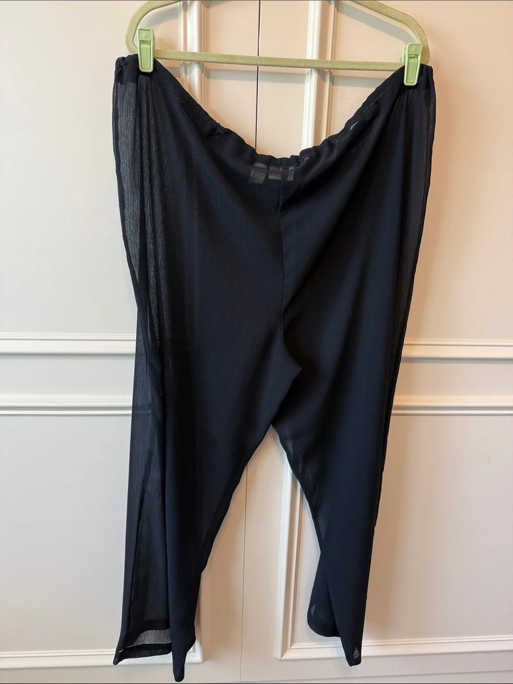 Cherokee Sheer Black Swim Cover Up